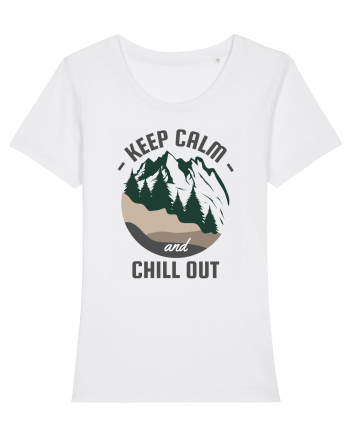 Keep Calm and Chill Out White