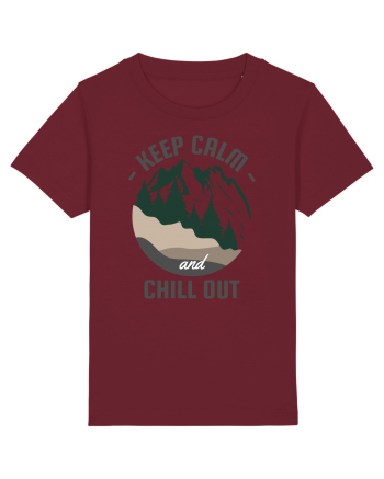 Keep Calm and Chill Out Burgundy
