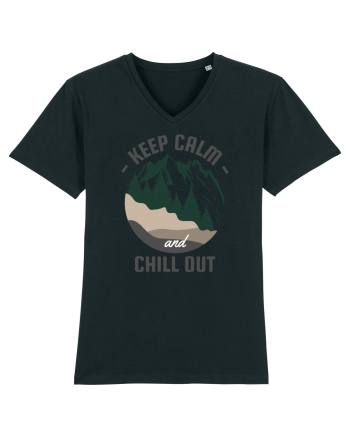 Keep Calm and Chill Out Black