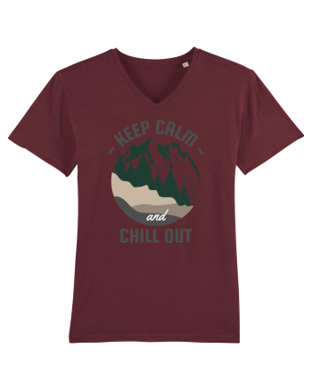 Keep Calm and Chill Out Burgundy