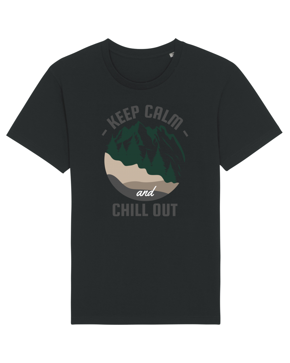 Tricou mânecă scurtă Unisex Rocker Black