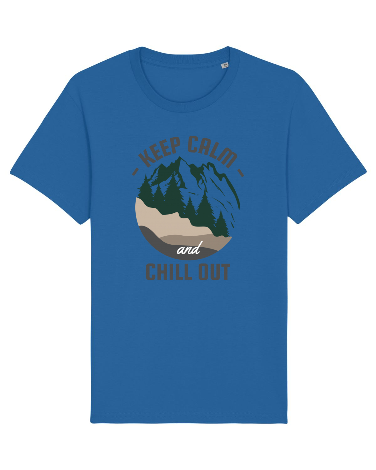 Tricou mânecă scurtă Unisex Rocker Royal Blue