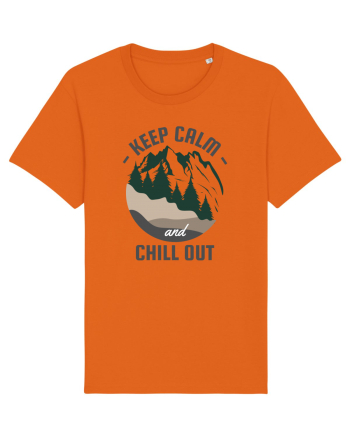 Keep Calm and Chill Out Bright Orange