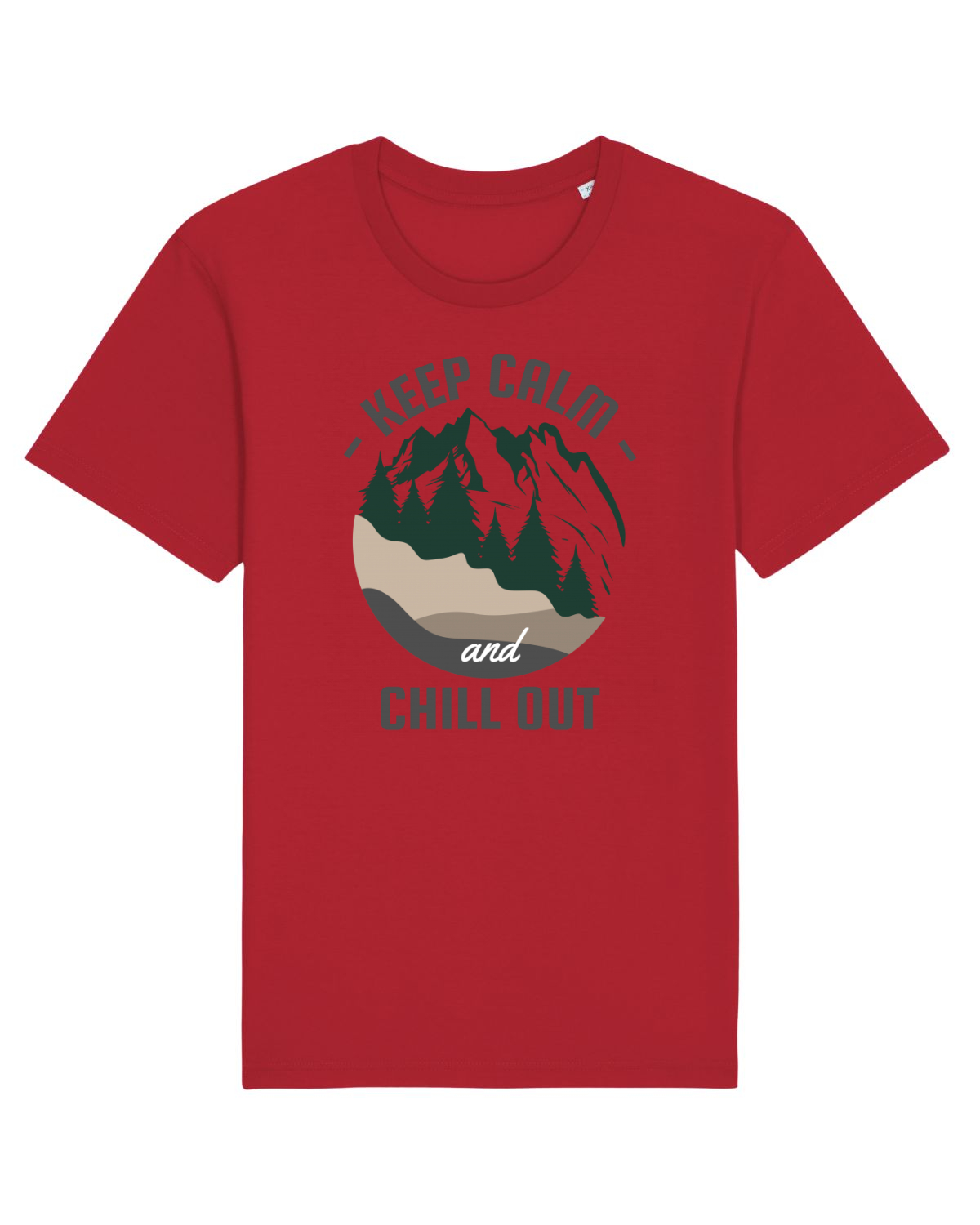 Tricou mânecă scurtă Unisex Rocker Red