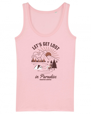 Lets Get Lost In Paradise Cotton Pink