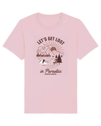 Lets Get Lost In Paradise Cotton Pink