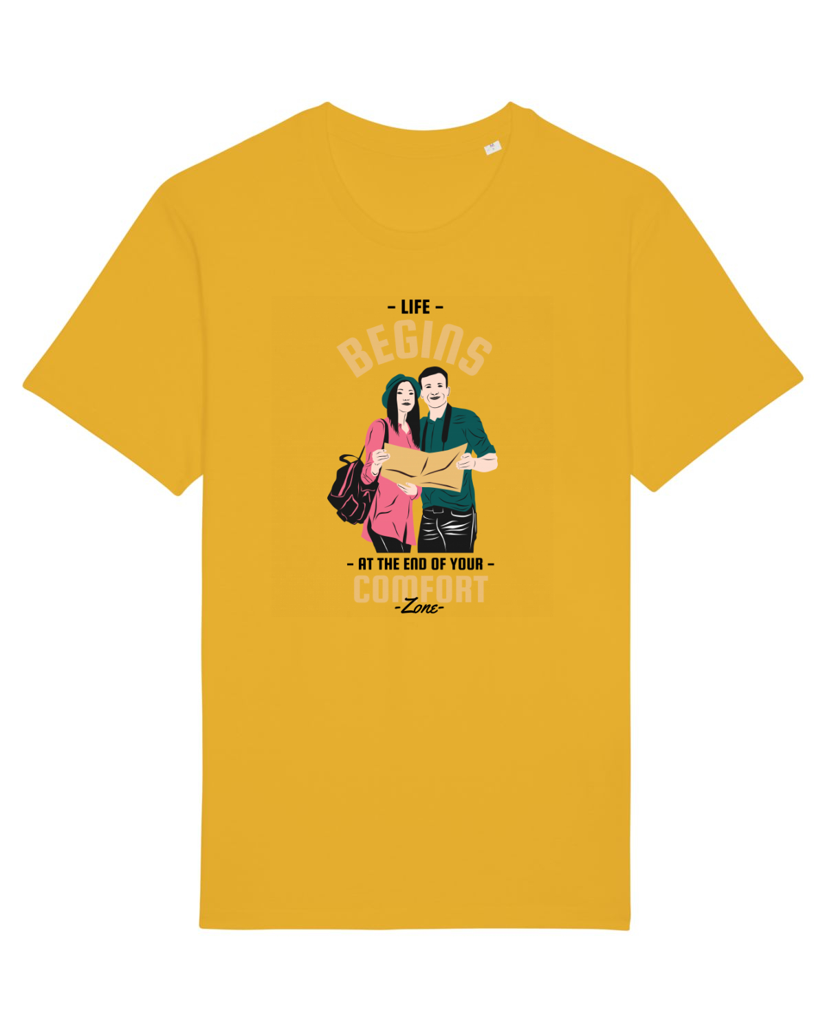 Tricou mânecă scurtă Unisex Rocker Spectra Yellow