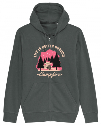 Life is Better Around a Campfire Anthracite