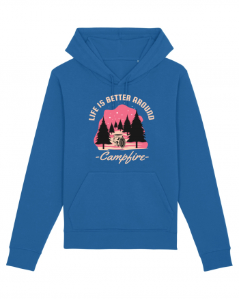 Life is Better Around a Campfire Royal Blue