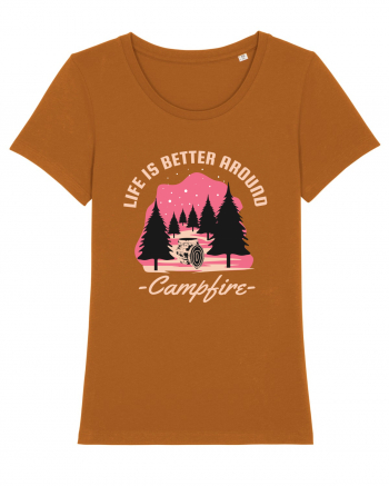 Life is Better Around a Campfire Roasted Orange