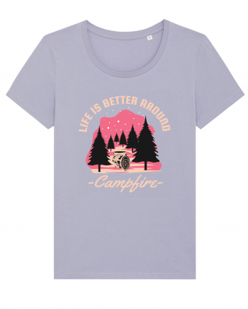 Life is Better Around a Campfire Lavender