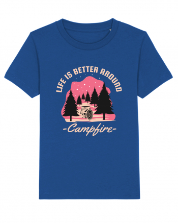 Life is Better Around a Campfire Majorelle Blue