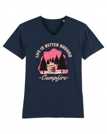 Life is Better Around a Campfire French Navy