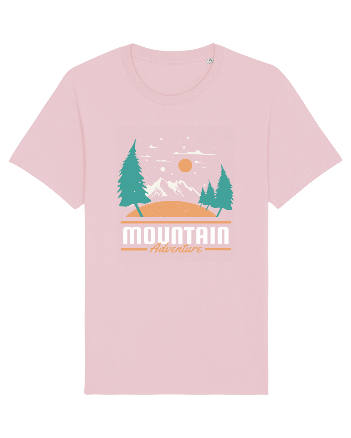 Tricou mânecă scurtă Unisex Rocker Cotton Pink