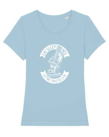 Microscop Science White Sky Blue