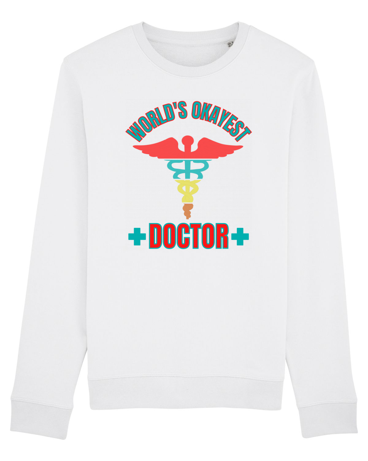 Bluză mânecă lungă Unisex Rise White