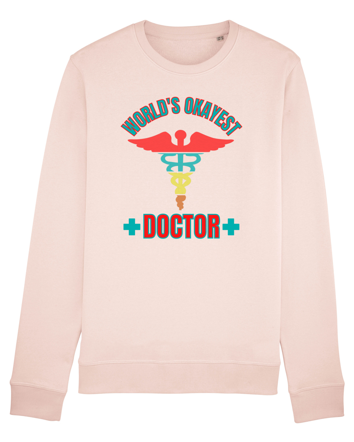 Bluză mânecă lungă Unisex Rise Candy Pink