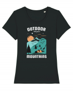 Outdoor Adventure Tricou mânecă scurtă guler larg fitted Damă Expresser