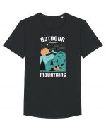 Outdoor Adventure Tricou mânecă scurtă guler larg Bărbat Skater