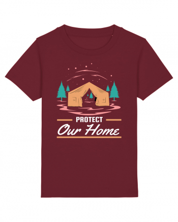 Protect Our Home Burgundy