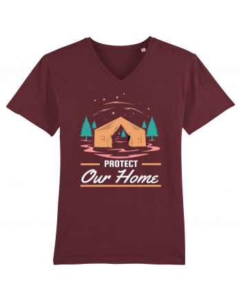 Protect Our Home Burgundy