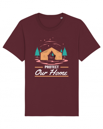 Protect Our Home Burgundy