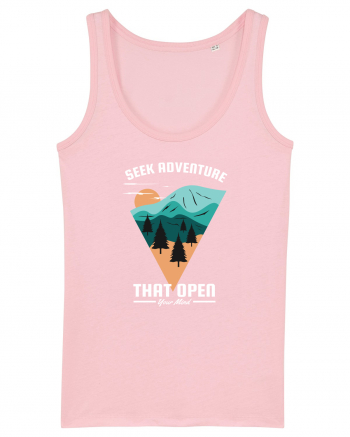 Seek Adventure that Open Your Mind Cotton Pink