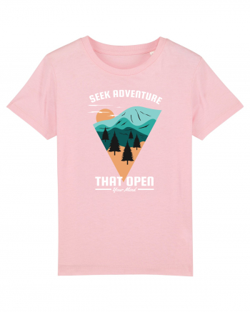 Seek Adventure that Open Your Mind Cotton Pink