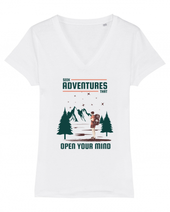 Seek Adventures that Open Your Mind White