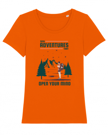 Seek Adventures that Open Your Mind Bright Orange