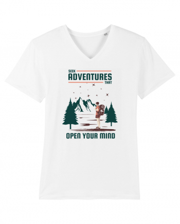 Seek Adventures that Open Your Mind White