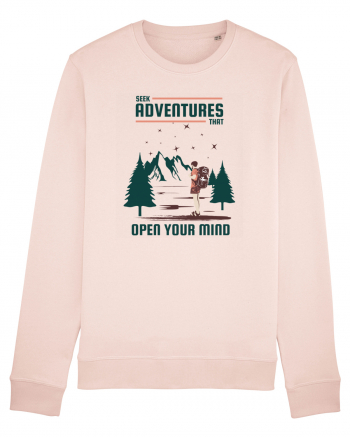 Seek Adventures that Open Your Mind Candy Pink