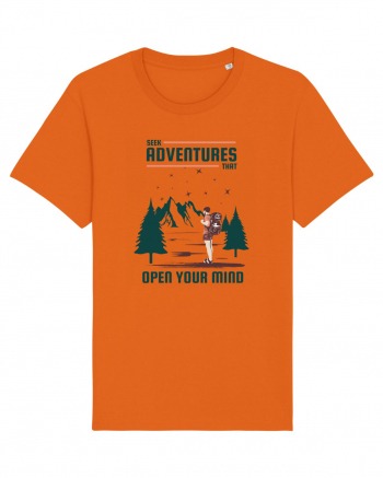 Seek Adventures that Open Your Mind Bright Orange