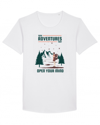 Seek Adventures that Open Your Mind White