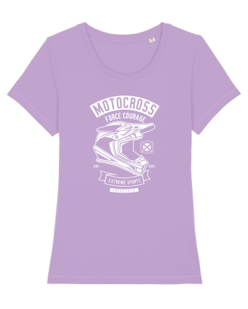 Motocross Extreme Sports White Lavender Dawn