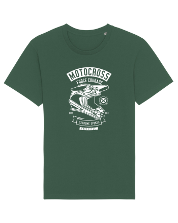 Motocross Extreme Sports White Bottle Green