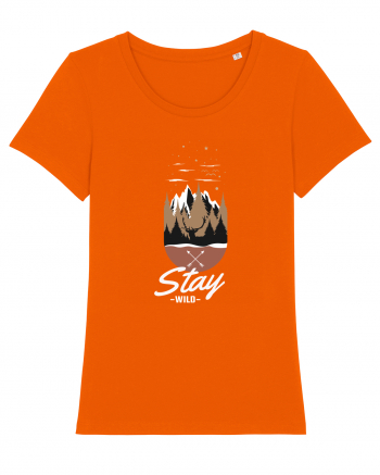 Stay Wild Bright Orange