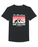 The Mountains are Calling Tricou mânecă scurtă guler larg Bărbat Skater