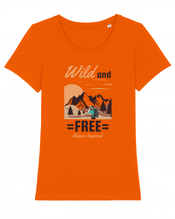 Wild and Free Bright Orange