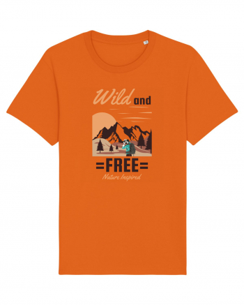 Wild and Free Bright Orange