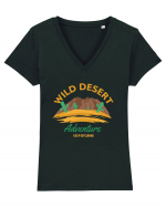 Wild Desert Adventure Tricou mânecă scurtă guler V Damă Evoker