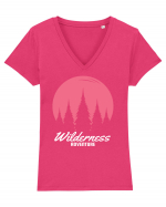 Wilderness Adventure Tricou mânecă scurtă guler V Damă Evoker