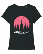 Wilderness Adventure Tricou mânecă scurtă guler larg fitted Damă Expresser