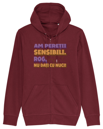 Nu dati cu nuci Burgundy