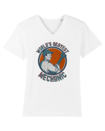 Pentru Mecanici Tricou mânecă scurtă guler V Bărbat Presenter