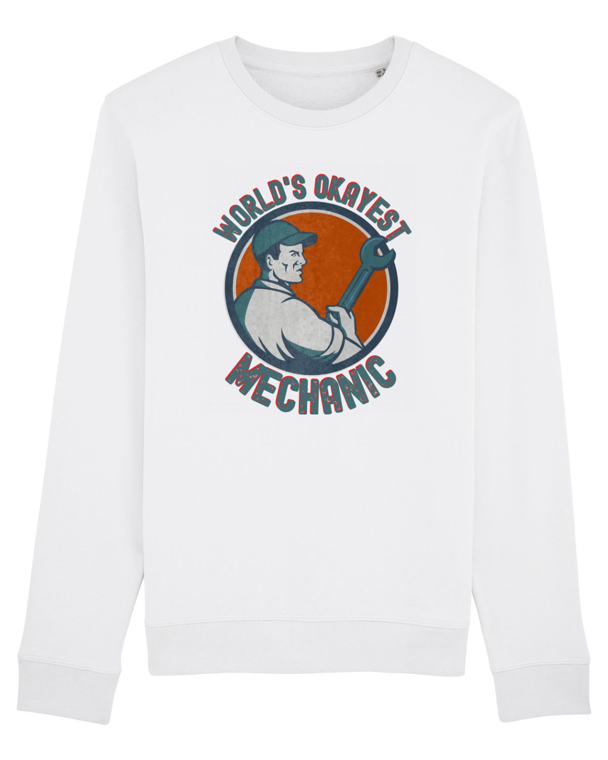 Bluză mânecă lungă Unisex Rise White