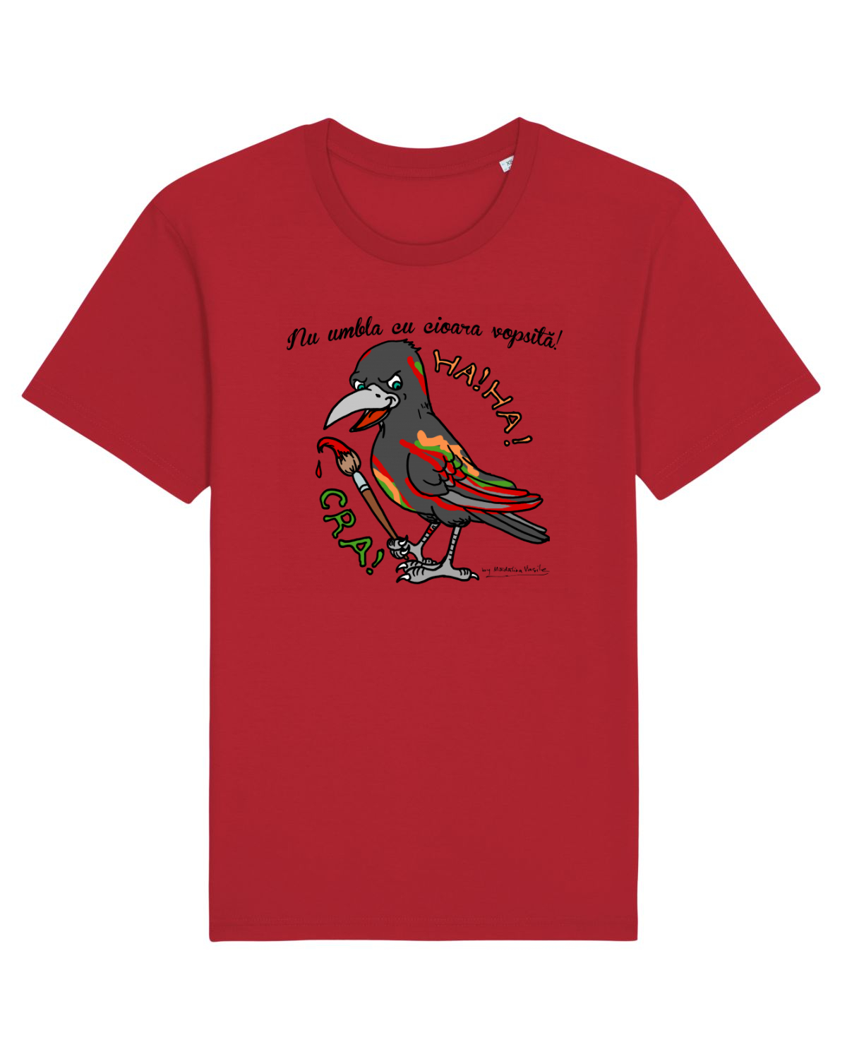 Tricou mânecă scurtă Unisex Rocker Red