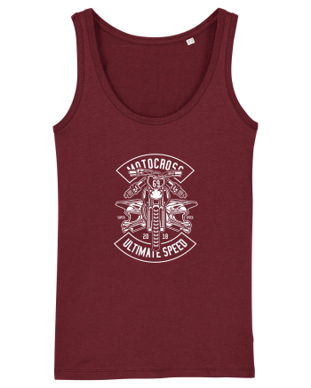 Motocross Speed White Burgundy