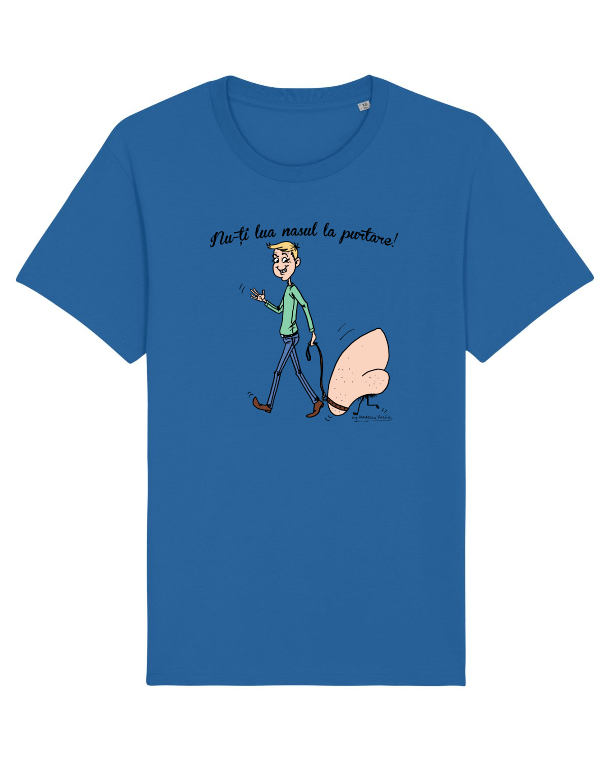Tricou mânecă scurtă Unisex Rocker Royal Blue