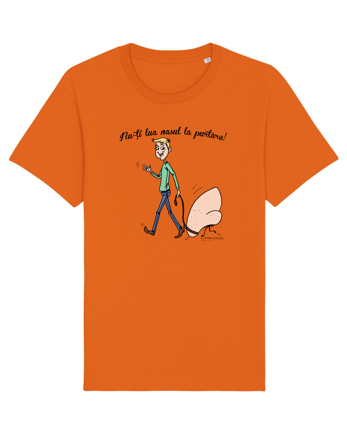 Tricou mânecă scurtă Unisex Rocker Bright Orange